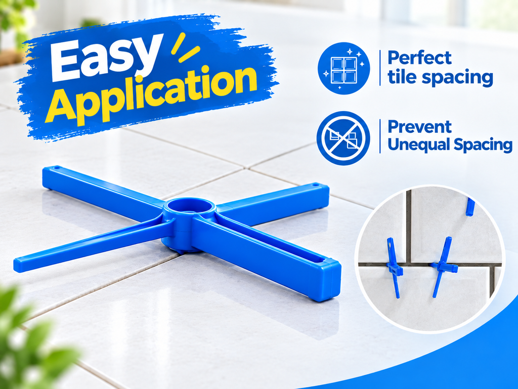 Tiled Up 4-in-1 Tile Spacers – 1, 2, 3 & 4mm, 500 or 1,000 Pieces