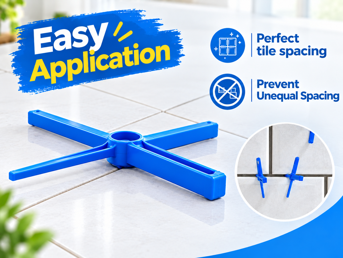 Tiled Up 4-in-1 Tile Spacers – 1, 2, 3 & 4mm, 500 or 1,000 Pieces