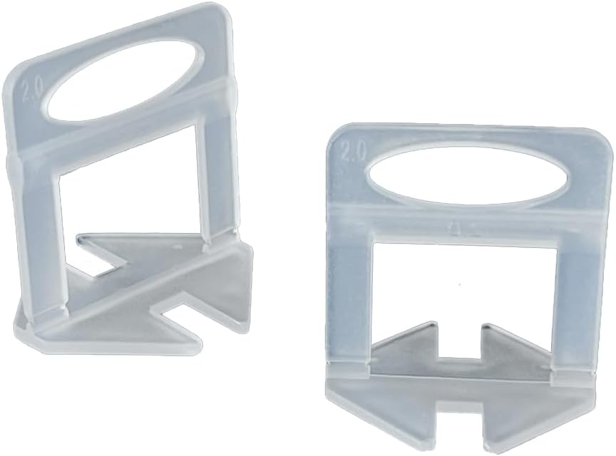 Tiled Up Tile Levelling Clips – 100 Pack, 2mm Spacing
