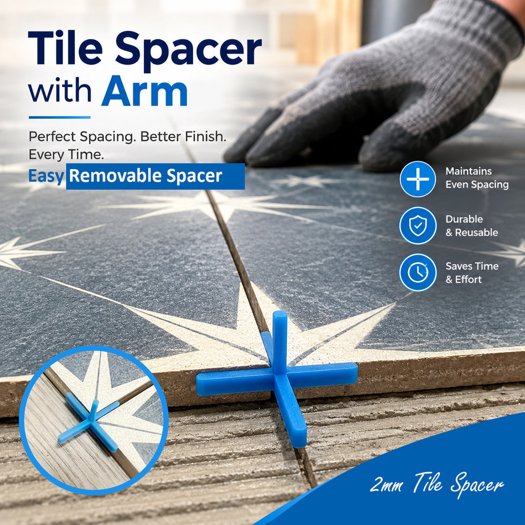 Tiled Up Tile Spacers with Arm – 1,000-Piece Pack